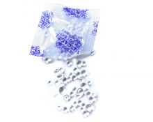 Wax paper English blue word top silicone bag