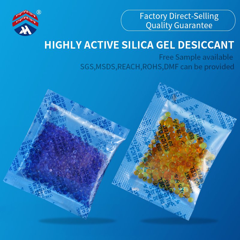 Do you know how indicator silica gel desiccant change color?