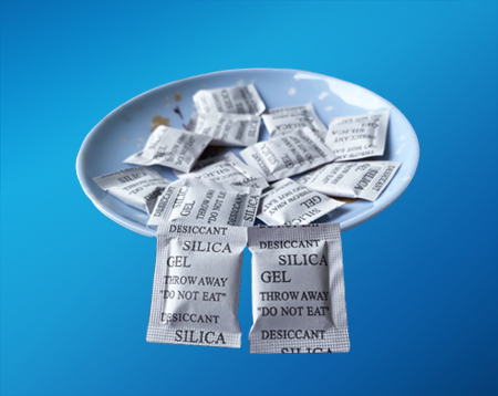 Dry Cargo White Silica Gel Desiccant Packets Manufacture For Shoes