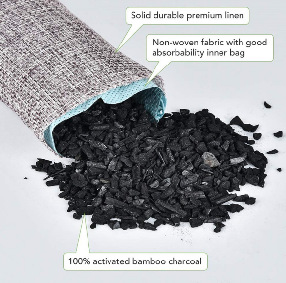 Bamboo charcoal air purifier bag 