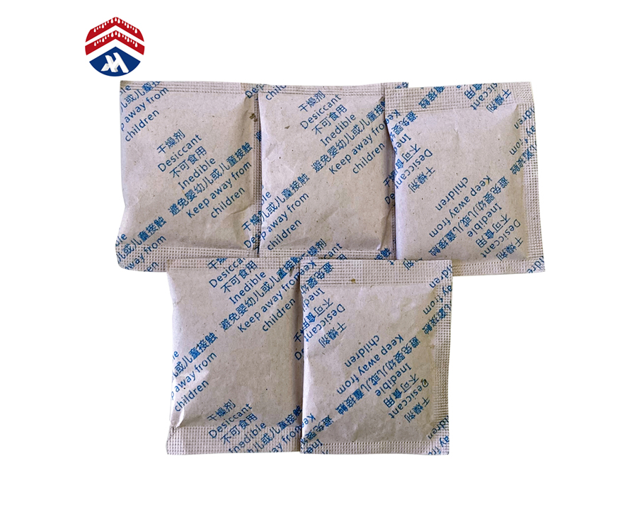 Eco Friendly Mineral Desiccant  Blue Letter Languages Chinese English                       